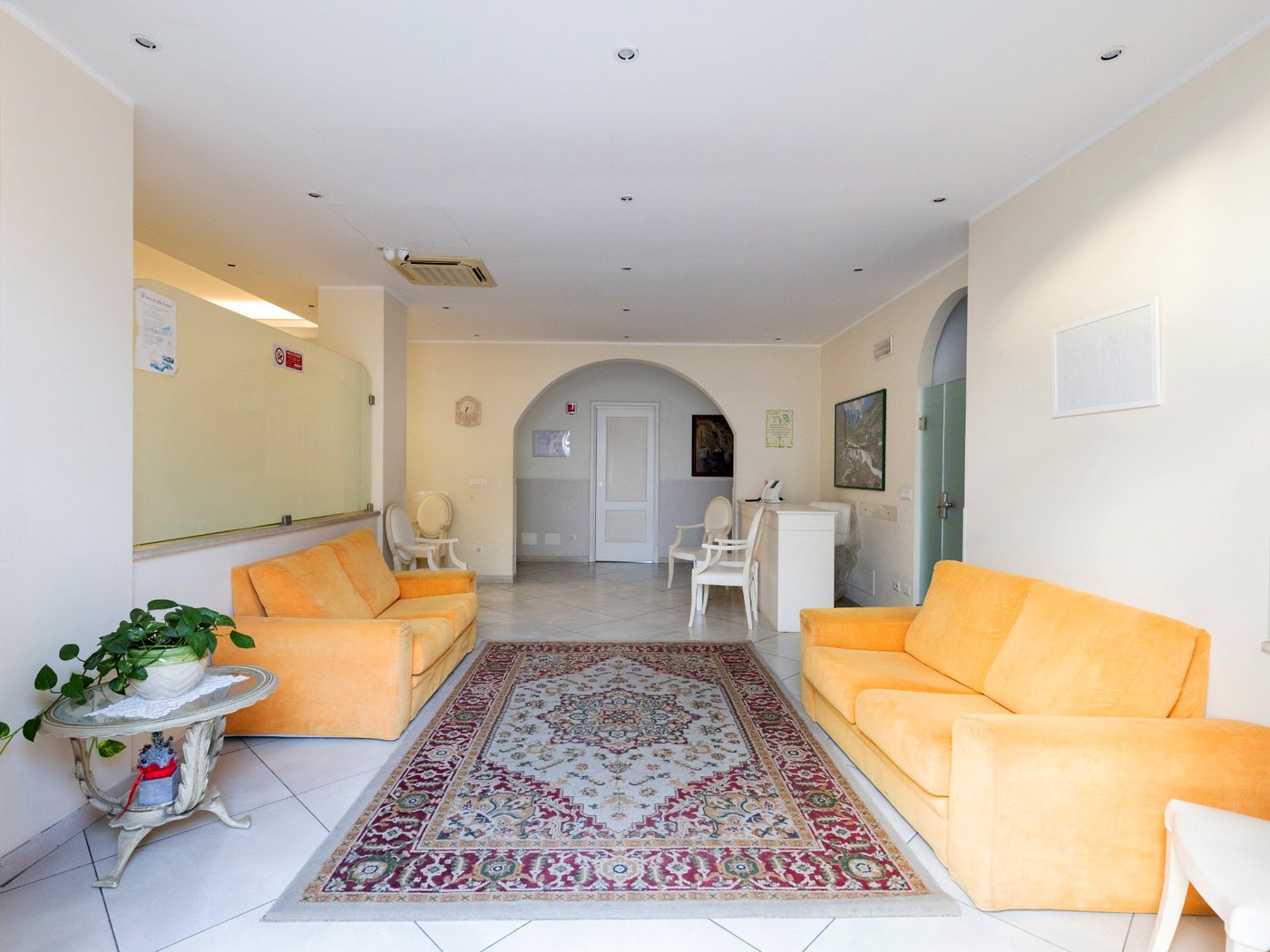 Interno accogliente di Villa Pasini